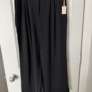 BLACK TAPE Wide Leg Black Women's Trousers BNWT